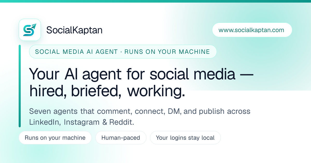 SocialKaptan — official preview image